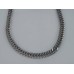 Edelstaal brede Gourmetschakel ketting, L 45 cm