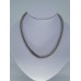 Edelstaal brede Gourmetschakel ketting, L 45 cm