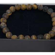 Armband tijger oog mat