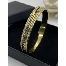 Bangles armband Goud - Zirconia