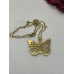 Ketting met goudkleurige vlinder