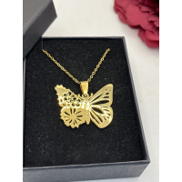 Ketting met goudkleurige vlinder