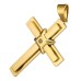 Konings ketting set, rvs edelstaal, breed & plat, goudkleur