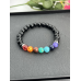 Armband tijger oog mat