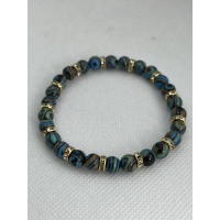 Armband Malachiet blauw / groen Armband Malachiet blauw / groen