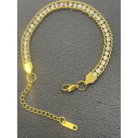 Armband goudkleur met zirconia Armband goudkleur met zirconia
