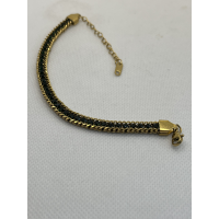 Armband goudkleur met zwarte zirconia Armband goudkleur met zwarte zirconia