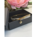Armband bangle Kleur Goud - Zirkonia en hartje Armband bangle Kleur Goud - Zirkonia en hartje