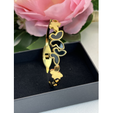 Bangles armband Goud - vlinders Bangles armband Goud - vlinders