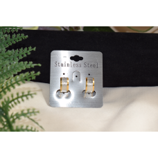 Creolen RVS Oorringen Roestvrij Staal - Goud-zilver