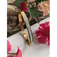 Armband bangle Kleur Goud - Zirkonia
