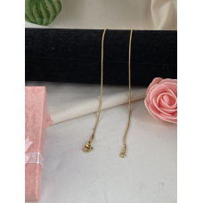 Rupsketting 1.2mm , goudkl edelstaal, 60cm Rupsketting 1.2mm , goudkl edelstaal, 60cm