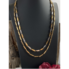 Ketting Duo goud/zilver Ketting Duo goud/zilver